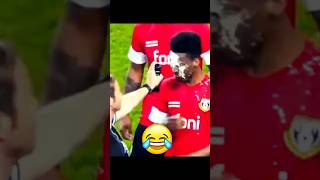 Referee Funny moments footballlaughs mbappe [upl. by Llebpmac]