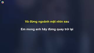 Tone Nam  Đừng Ngoảnh Lại KARAOKE  Piano Version  Lưu Hương Giang [upl. by Gib]