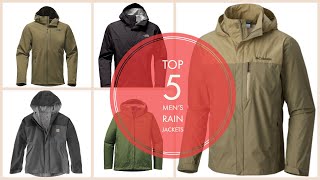 Best Mens rain jackets 2019 [upl. by Eiramnaej]