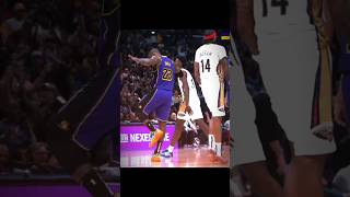 LeBrons quotThe Silencerquot Celebration🤐🔥 shorts nba nbahighlights lebronjames lakers [upl. by Synn405]