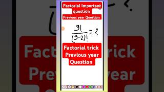 Factorials maths  factorial Important question maths factorial short trick mathsviralmaths [upl. by Jaclin]