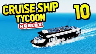 THE FASTEST SHIP EVER  Roblox Cruise Ship Tycoon 10 [upl. by Naujek]