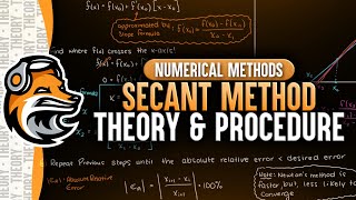 Secant Method  Numerical Methods [upl. by Jamison]