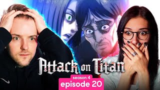 Attack on Titan  Season 4 Episode 20 REACTION [upl. by Burdett]