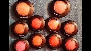 MAC Mineralize Collection  Haul  Swatches [upl. by Olenta424]