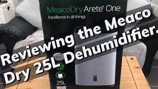 MeacoDry Arête One 25L Dehumidifier Review amp Unboxing [upl. by Tneicniv950]