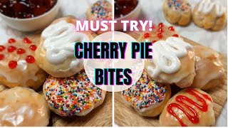 🍒QUICK amp EASY CHERRY PIE BITES [upl. by Eneloj348]