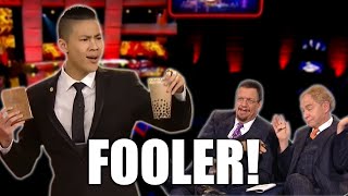 Youngest Returner FOOLS MASTERS  Kevin Li on Penn and Teller Fool Us [upl. by Tews444]