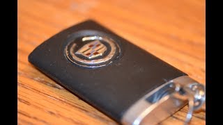 Cadillac  DIY Key Fob Battery Replacement [upl. by Botsford508]