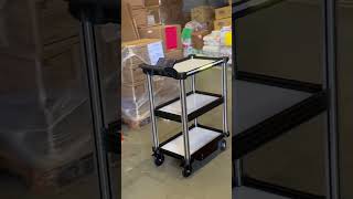 Model C2 by Quasi Robotics in warehouse facility  Autonomous Mobile Robotic AMR Cart Demo [upl. by Dnama180]