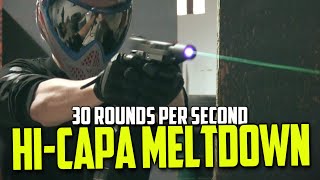 Destroying A Full Auto HiCapa 30 RPS Airsoft Meltdown  Torture Test [upl. by Onitnas658]