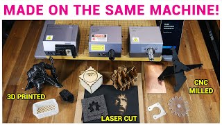 Snapmaker 2 0 review  A 3D printer laser engraver and CNC mill allinone [upl. by Naerol]