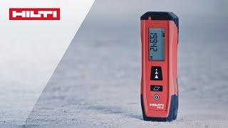 INTRODUCING the Hilti PDS laser distance meter [upl. by Levi513]