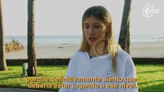 El AMT de Acapulco es mi favorito Eugénie Bouchard [upl. by Nayrda]