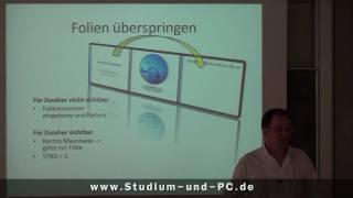 PowerPoint Präsentation steuern  während der Präsentation  httpwwwStudiumundPCde [upl. by Cirillo]