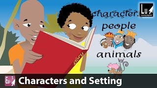 Characters and Setting Song – Learn to Read – Learning Upgrade App [upl. by Araik]