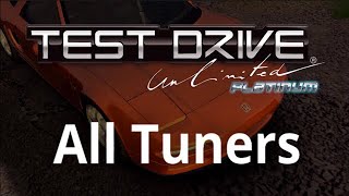 Test Drive Unlimited Platinum  All Tuners [upl. by Isabelle]