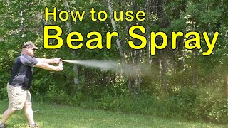 Bear Safety Part 2 Bear Spray and How to Use it [upl. by Nataniel]