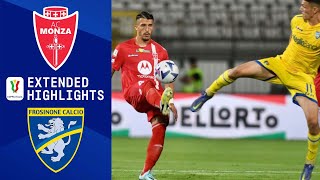 Monza vs Frosinone Extended Highlights  Coppa Italia  CBS Sports Golazo [upl. by Taka]