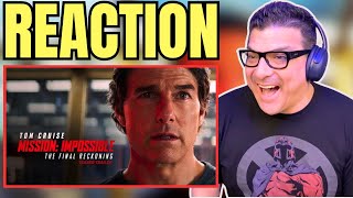 Mission Impossible 8 THE FINAL RECKONING Teaser Trailer REACTION  Tom Cruise [upl. by Rodablas]