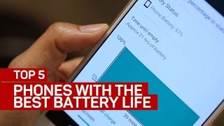 Top 5 phones with the longest battery life [upl. by Ytsirt]