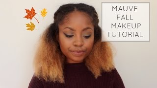 Fall Makeup Tutorial  Mauve amp Rosy  MissDarcei [upl. by Nale]