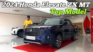 Creta और seltos को कांटे की टक्कर  2024 Honda Elevate ZX MT  Top Model  Review [upl. by Anan399]