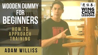 How to Use the Wooden Dummy Wing Chun for Beginners [upl. by Neleag]