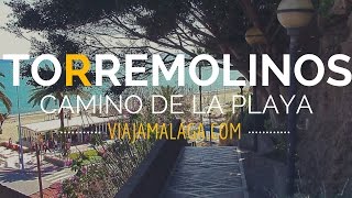 Camino de la playa El Bajondillo Torremolinos  Viaja Málaga [upl. by Swee514]