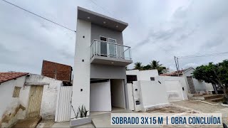 Sobrado 3x15 m  Tour Obra Concluída [upl. by Anoek334]