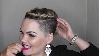 8 Easy Short Hair Styles  Pixiecut Undercut Tutorial [upl. by Sehcaep582]