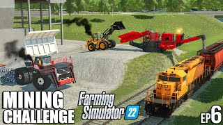 Mining LITHIUM ORE and export to GOLD CREST VALLEY  Mining Challenge  Farming Simulator 22  6 [upl. by Avahc]