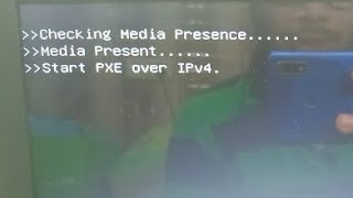 Checking Media Presence  Media Present  Start PXE over IPv4 [upl. by Ybba]