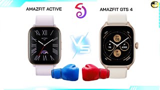 Amazfit Active vs Amazfit Gts 4 Comparativa en Español by cliconlineStudios [upl. by Lewie]