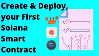 Create And Deploy First Solana Smart Contract [upl. by Eehc]