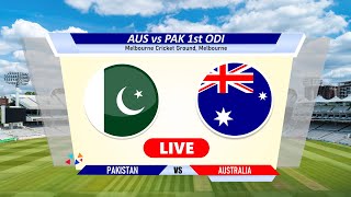 🔴Pak vs Aus Live  1st ODI  Pakistan vs Australia Live Cricket Match Today Score amp Commentary [upl. by Atsuj]