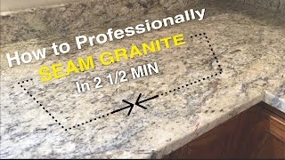 How To SEAM GRANITE in 2 12min [upl. by Emelen]