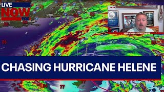 Hurricane Helene Mikes Weather Pages Mike Boylan gears up for storm chasing [upl. by Grae394]