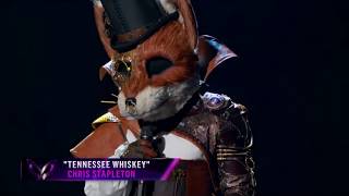 Masked singer fox preform Tennessee whiskey [upl. by Northrup]