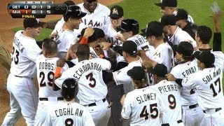 Henderson Alvarez tosses a nohitter on a walkoff vs the Tigers [upl. by Nagol467]