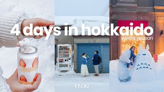 4day hokkaido winter itinerary shopping haul  scenic train trip thrifting snow festival [upl. by Anirehs638]