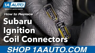 How to Replace Install Subaru Ignition Coil Connectors [upl. by Metcalf639]