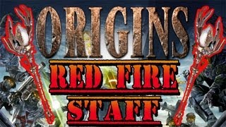 Origins Zombies  How To Build The Red Fire Staff Buildable Tutorial [upl. by Wilkie617]