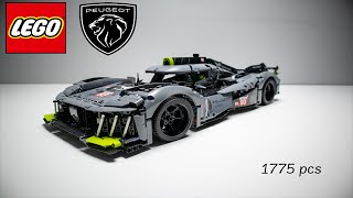 LEGO TECHNIC 42156 PEUGEOT 9X8 24H LE MANS Hypercar Build [upl. by Llennoc]