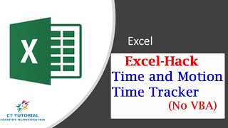 Time amp Motion Tracker in Excel Step by Step  Recording the Time to Complete a Task using Excel [upl. by Eendyc]