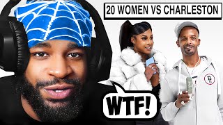 Tbvnks Reacts to 20 WOMEN VS CHARLESTON WHITE [upl. by Oriaj]