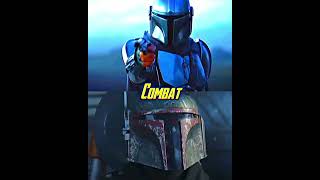 MANDALORIAN VS BOBA FETT  battle shorts starwars mandalorian bobafett [upl. by Pernas97]