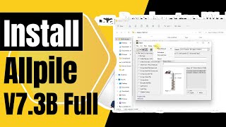 Install Allpile V7 3B Full [upl. by Enylodnewg]