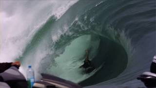 Teahupoo Surf Wipeouts  Code Red Swell [upl. by Ahsimin62]