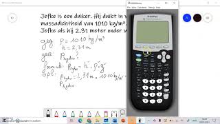 Voorbeeldvraagstuk hydrostatische druk [upl. by Aratahs801]